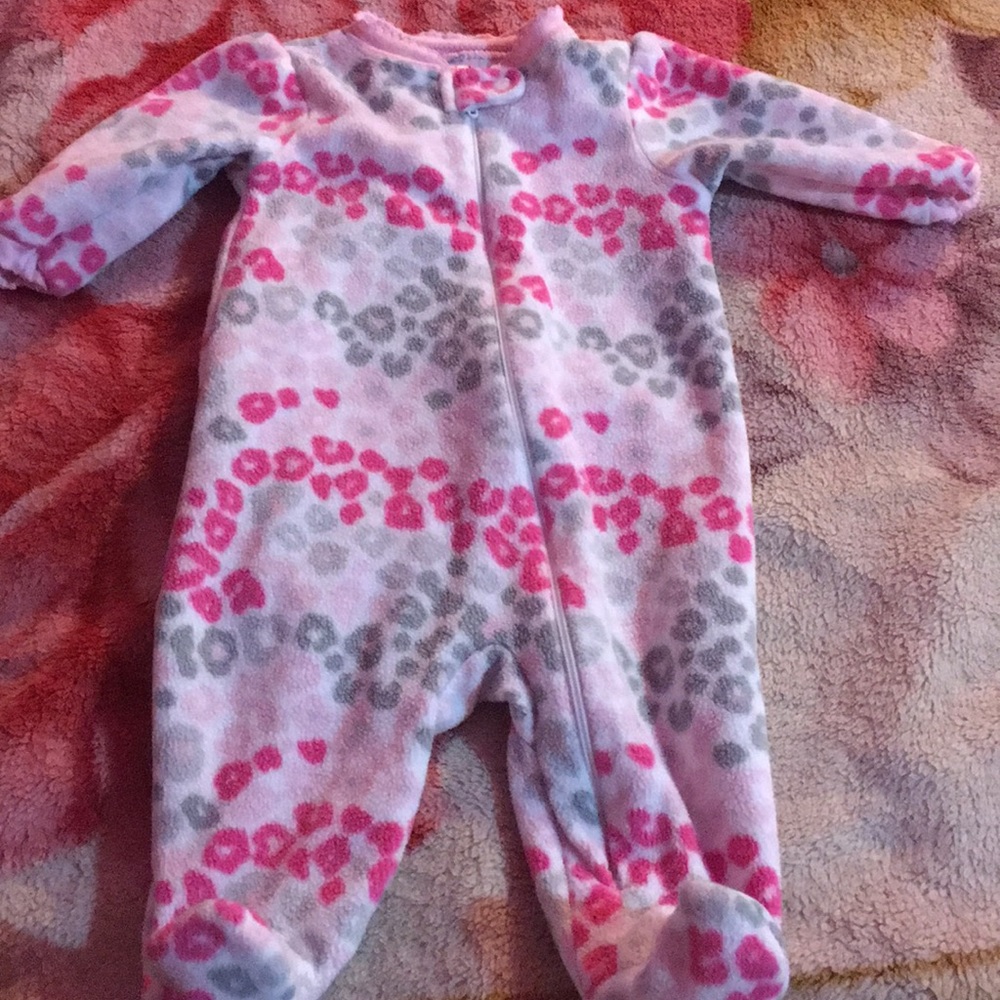 Zipper 1 piece pajama